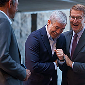 Feijóo afianza el apoyo de Clavijo apuntalando la agenda canaria de CC