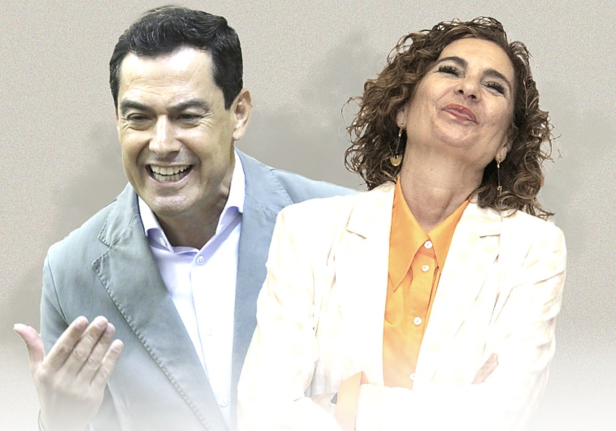 Juanma Moreno y María Jesús Montero