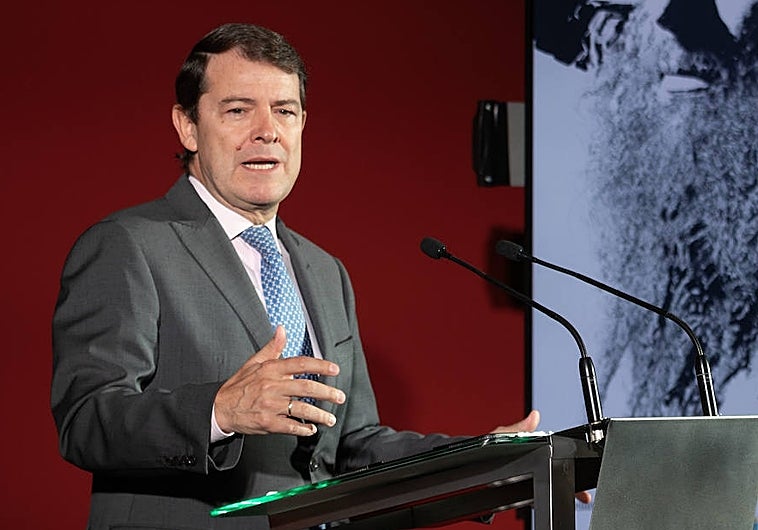 El presidente de la Junta de Castilla y León, Alfonso Fernández Mañueco