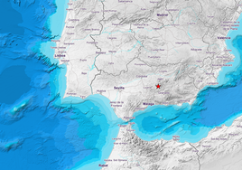 Registrado un terremoto de magnitud 3,3 con epicentro en la provincia de Jaén