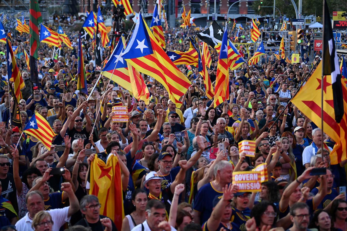 Dia De Cataluña 2023 Fotogalería: la celebración de la Diada 2023 en Barcelona, en imágenes
