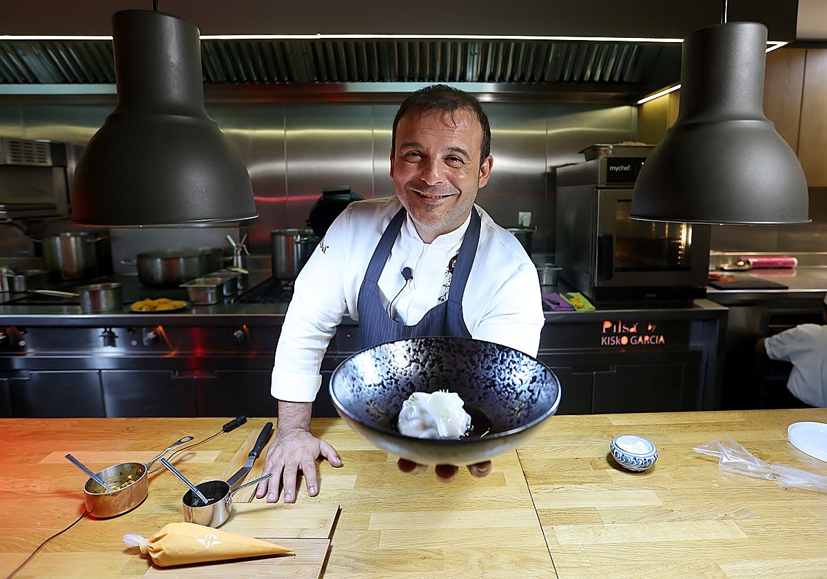 Kisko García, en su restaurante