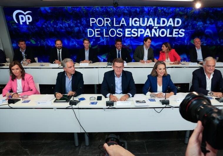 Reunión de la Junta Directiva Nacional del PP