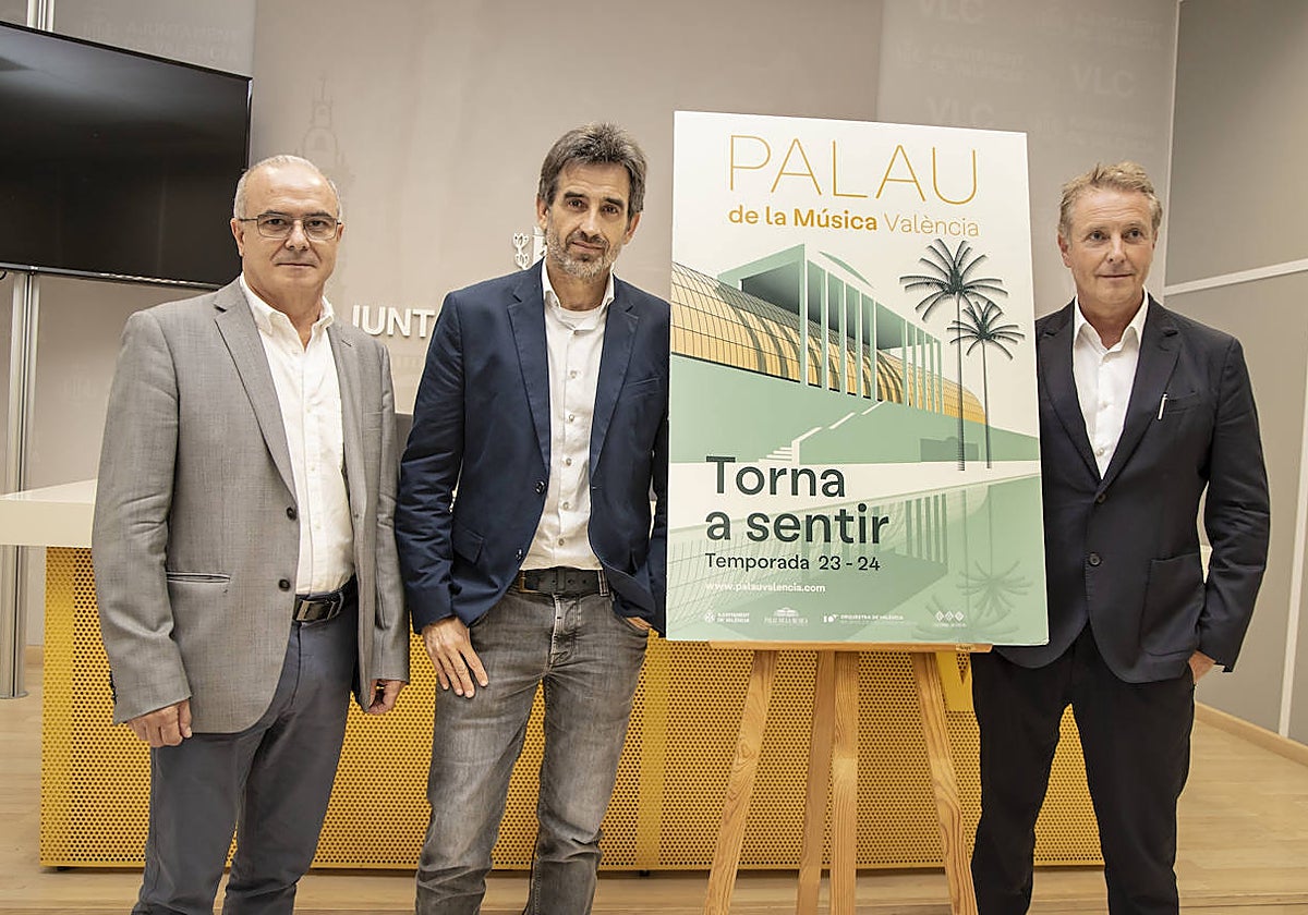 Imagen de la presentación de la campaña de abonos de la nueva temporada del Palau de la Música