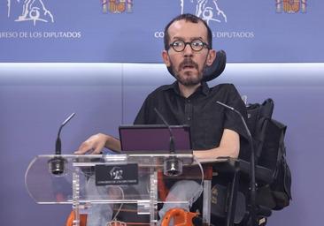 Echenique tilda de «Rubiales con toga» a los jueces de Navarra que han rebajado la pena a un miembro de 'La Manada' con la ley del 'solo sí es sí'