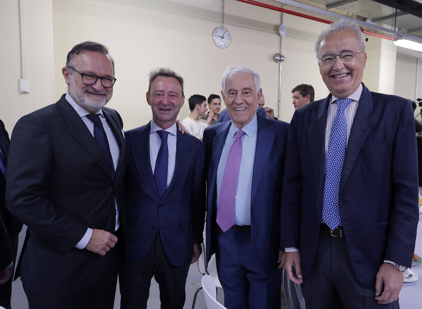 Alberto Pérez, Ricardo Astorga, Luis Marín y Pablo Gutiérrez