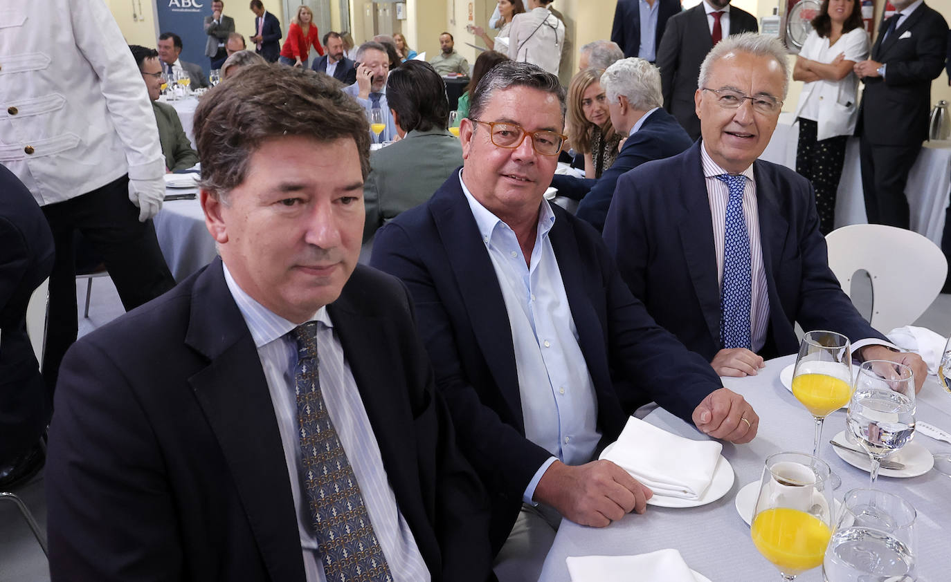 Eduardo Osborne, Gabriel Cabello y Pablo Gutiérrez