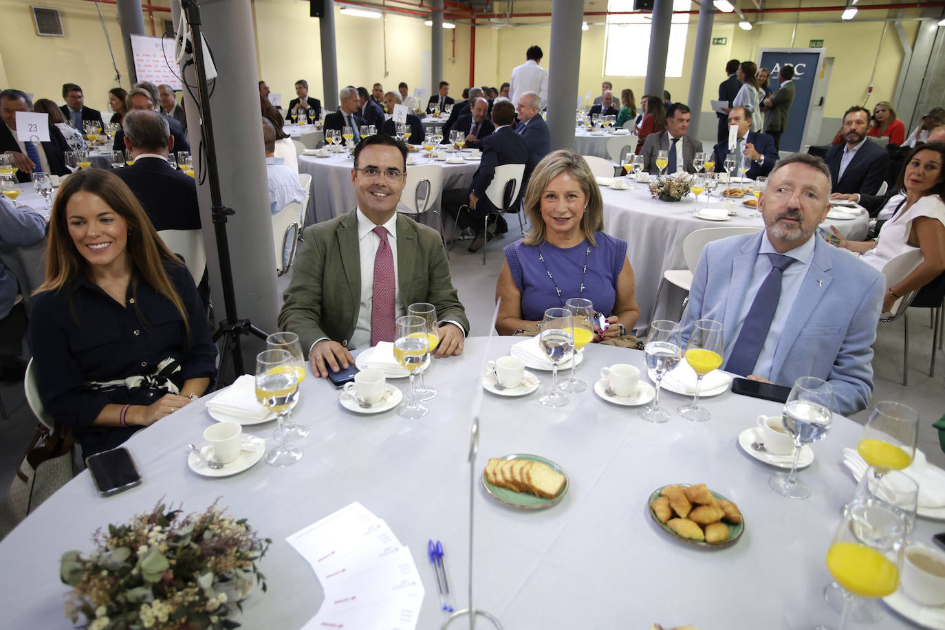 María Jesús Tejedor, Moisés Roiz, María José Flujas, y Cristóbal Martínez
