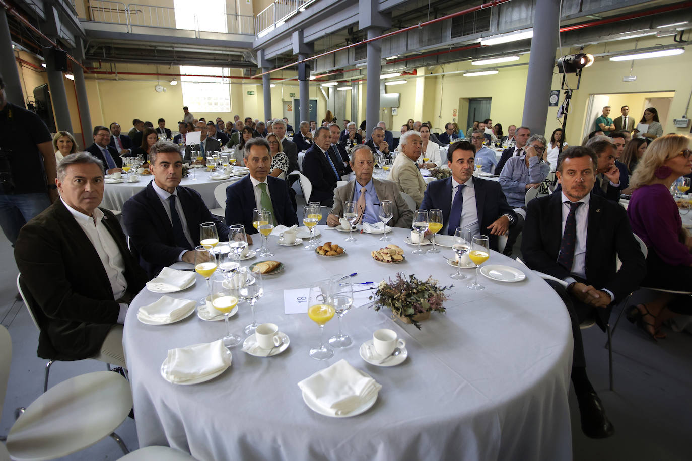 José Feria Moro, José Manuel Flores, Antonio Fernández, Agustín Argüellos, Manuel Rio y Carlos León