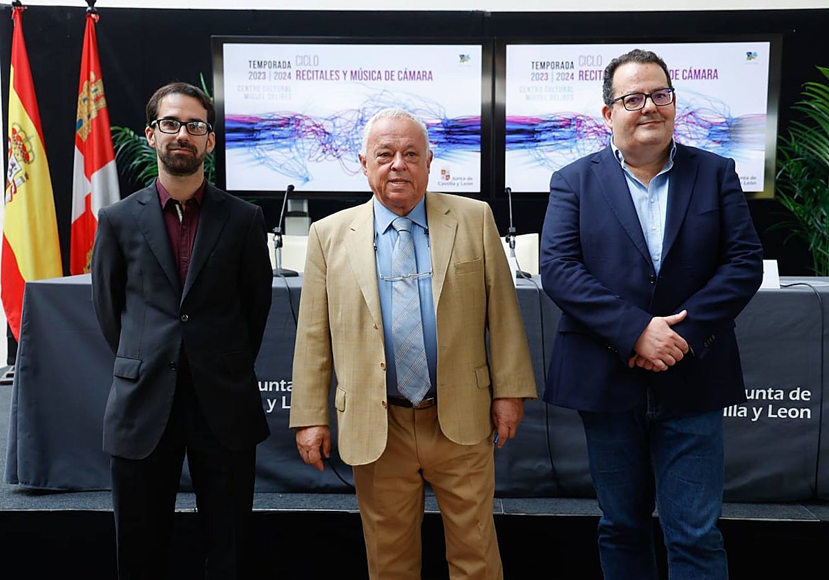 Jesús Herrera, Gonzalo Santonja y Francisco Lorenzo presentan la programación del II Ciclo de Recitales y Música de Cámara