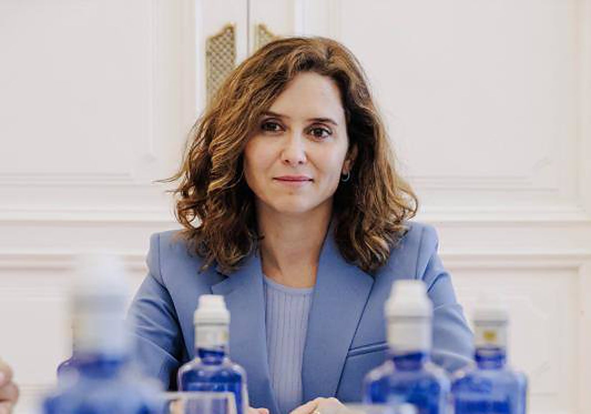 La presidenta de la Comunidad de Madrid, Isabel Díaz Ayuso