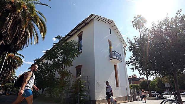 Uno de los pabellones del antiguo militar