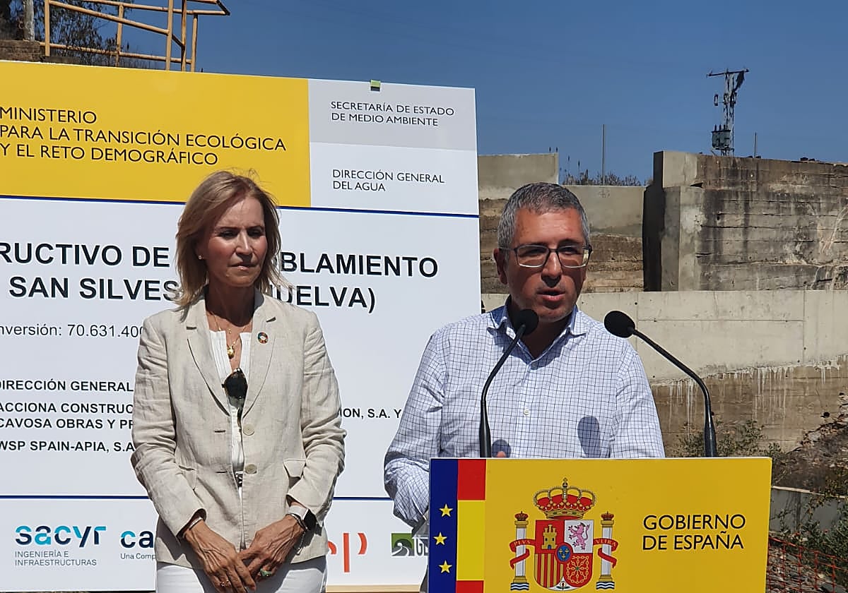 Hugo Morán, este jueves en Huelva en la presentación del proyecto