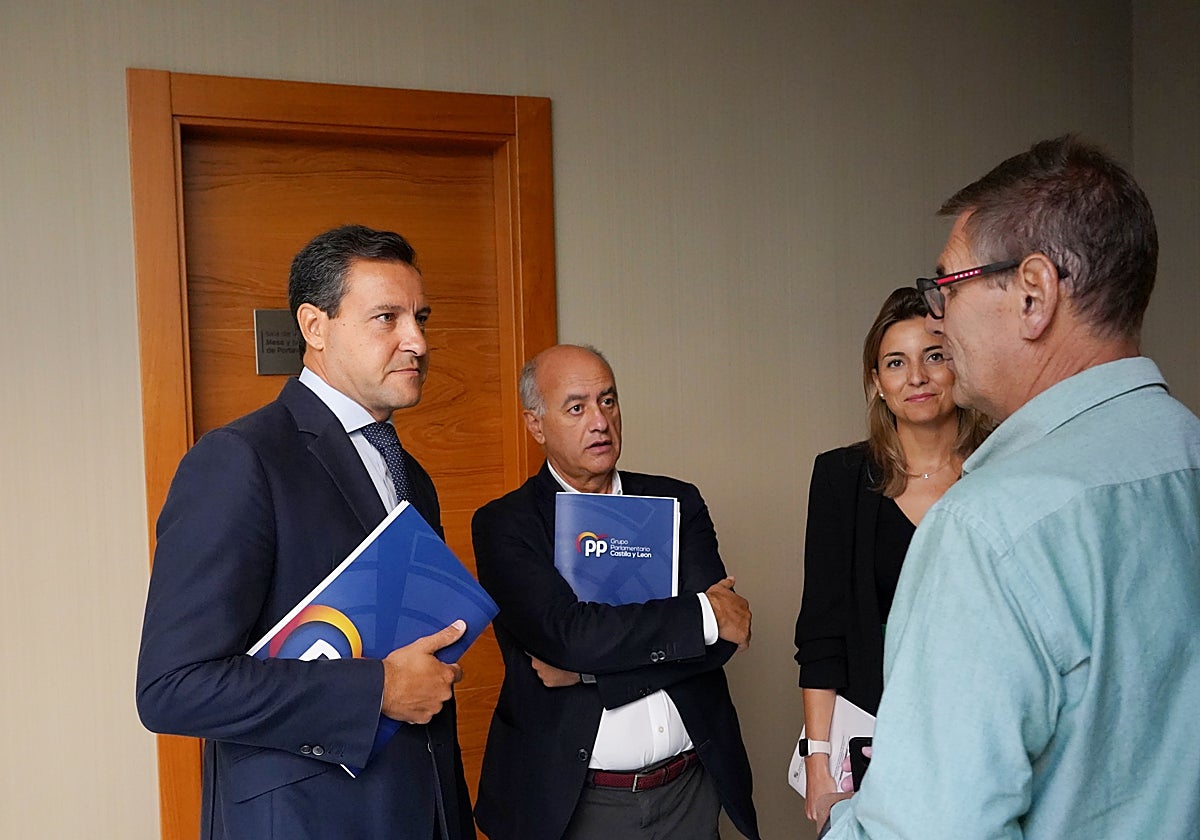 Raúl de la Hoz, tras la reunión de la Junta de Portavoces