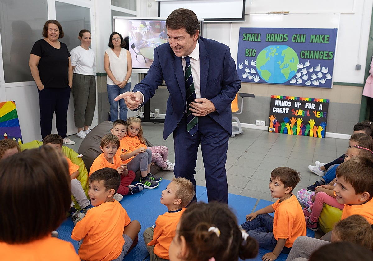 Mañueco, este viernes en la inauguración oficial del curso escolar de enseñanzas no universitarias