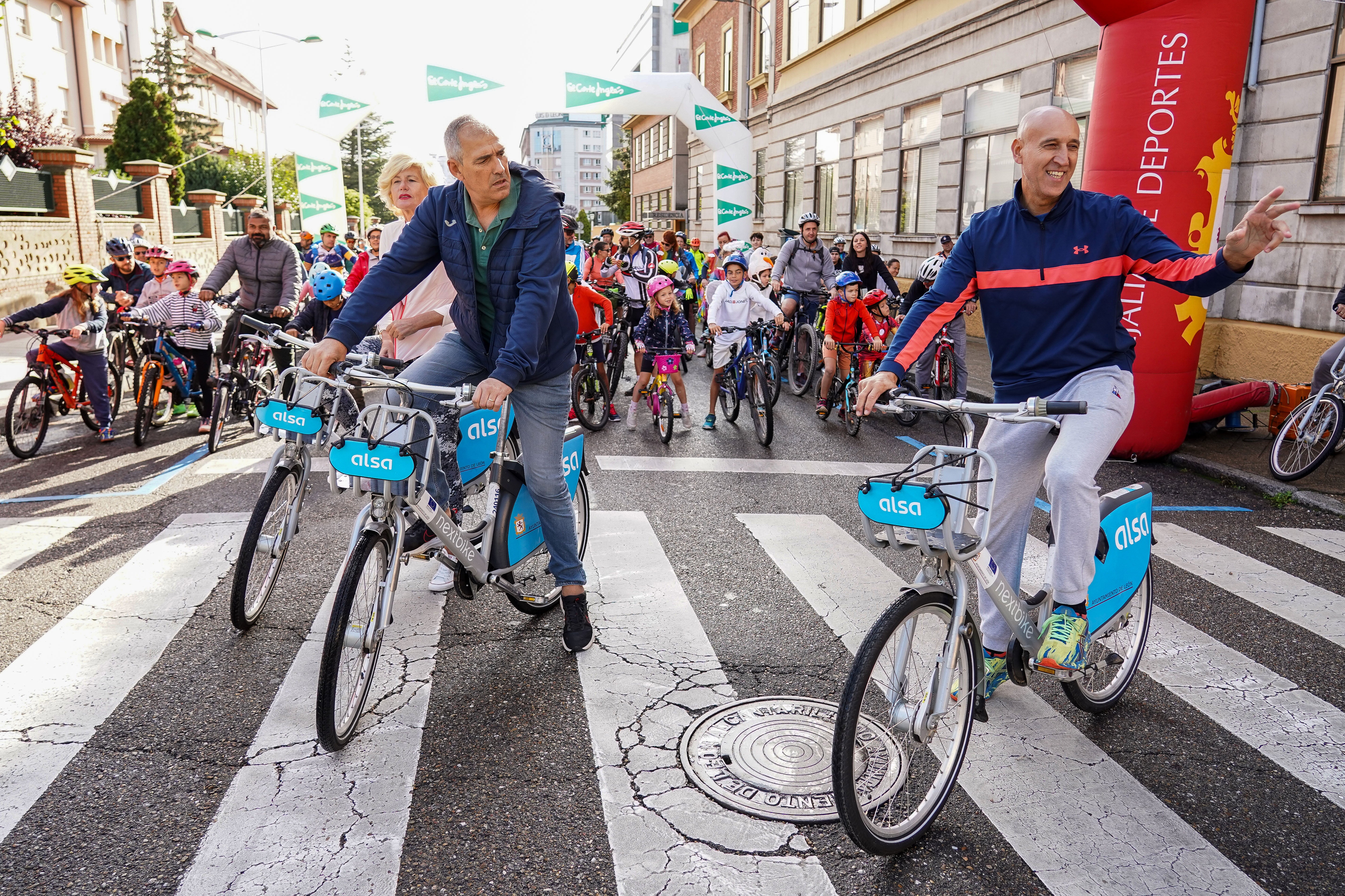 La cita se enmarcas en los actos de la Semana Europea de la Movilidad en la capital leonesa