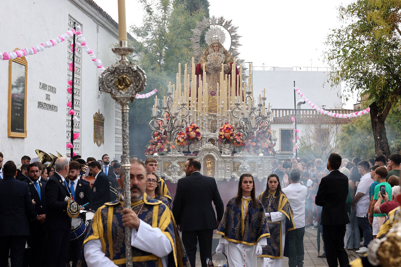 La solemne procesión de la Virgen del Rayo, en imágenes