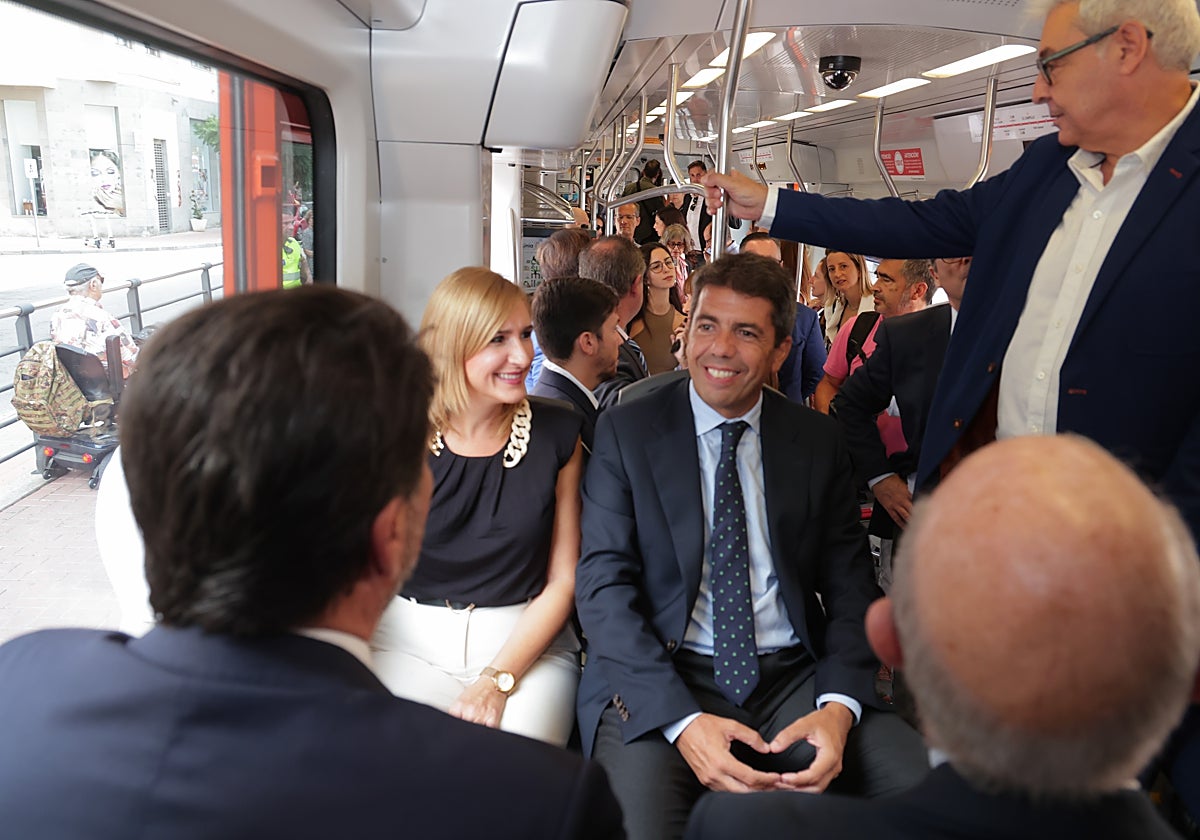 Mazón anuncia «grandes inversiones» en movilidad como las conexiones del TRAM desde Alicante a Elche, San Juan y Mutxamel