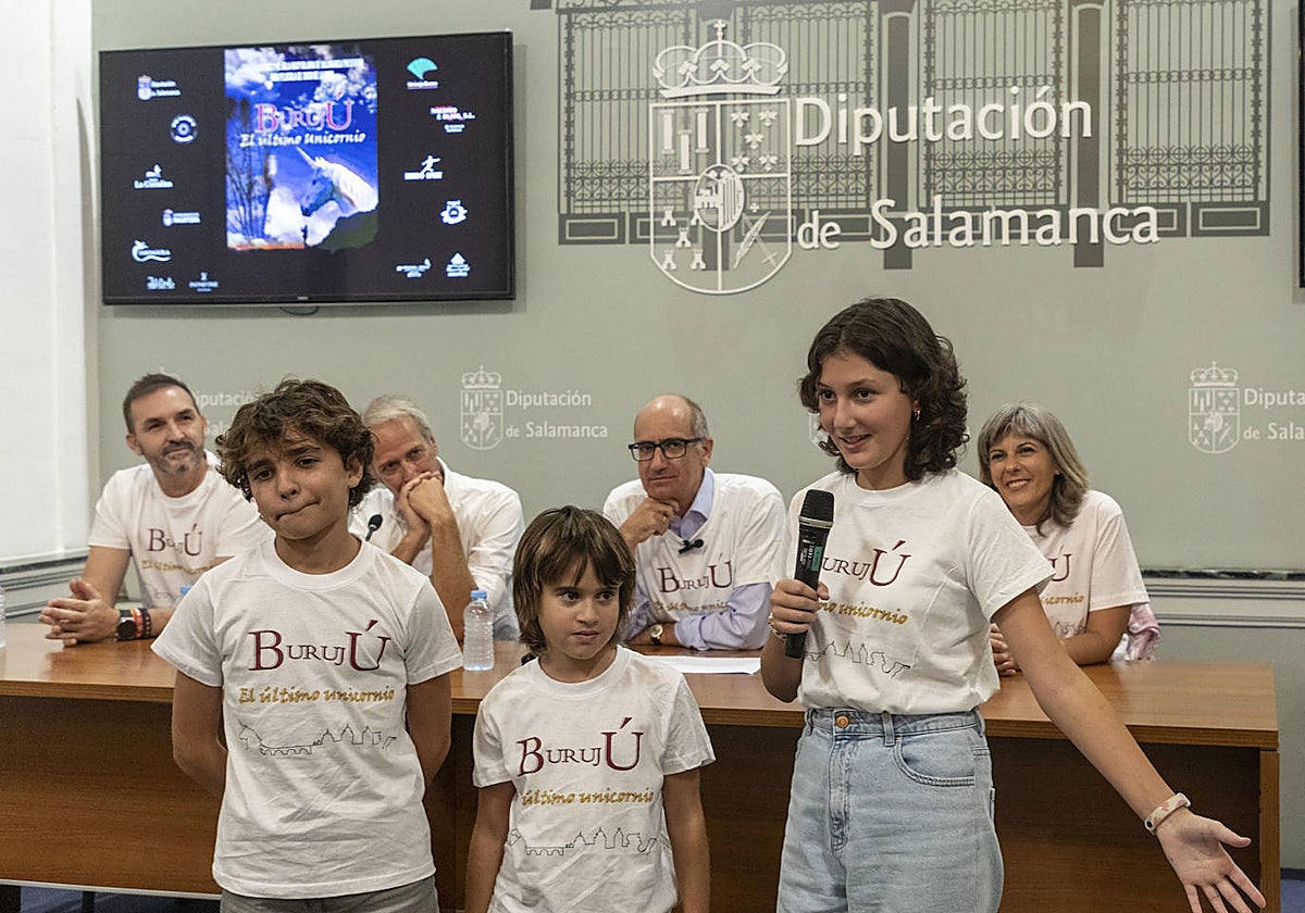 Presentación de la película 'Burujú, el último unicornio' en Salamanca
