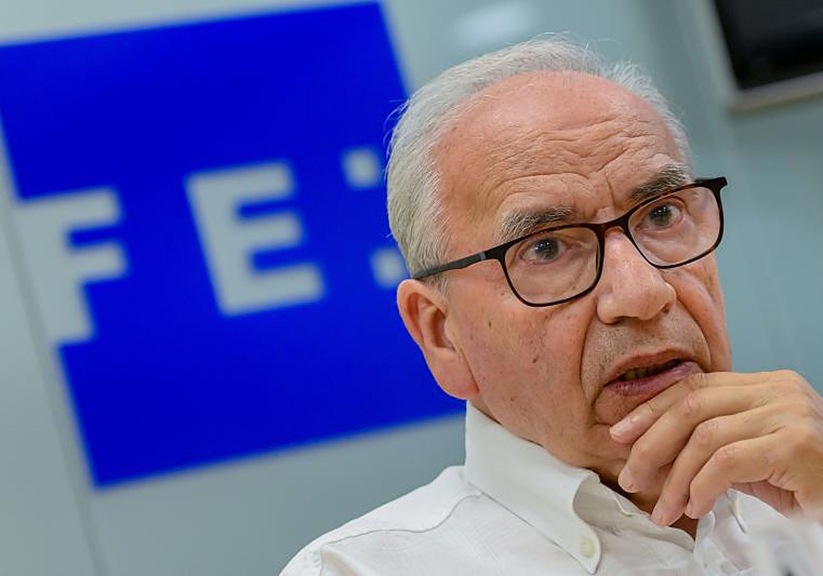 El exvicepresidente del Gobierno Alfonso Guerra durante una entrevista la pasada semana para EFE