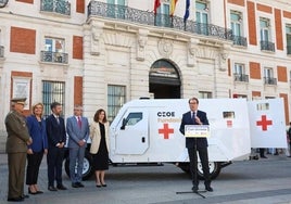 Así es la ambulancia 'bunkerizada' que Madrid envía a la guerra de Ucrania: blindada con acero balístico y suelo antiexplosión