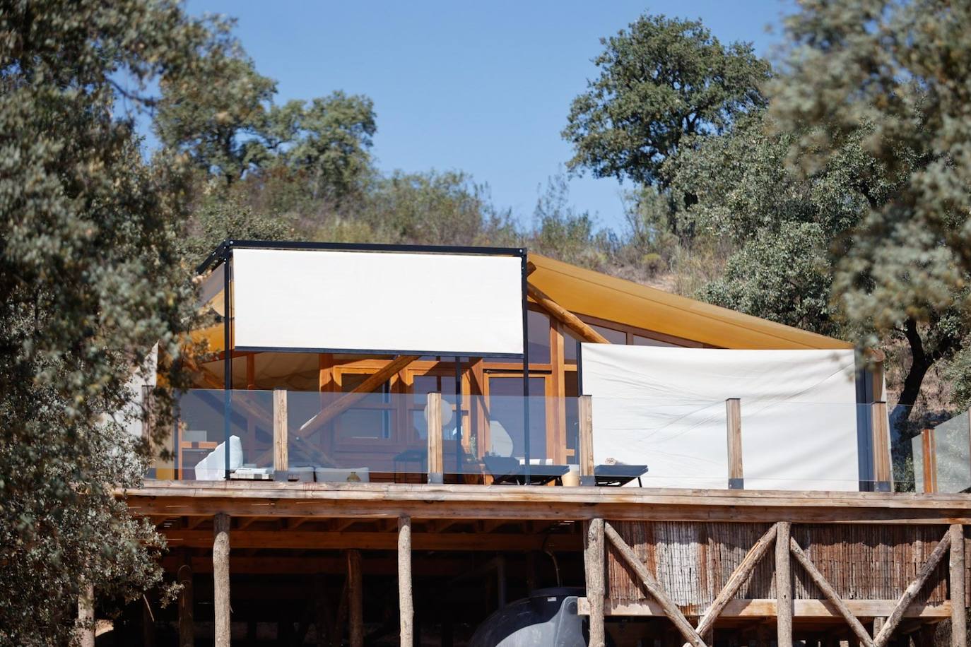 Las lujosas suites del glamping de lujo en Adamuz, en imágenes