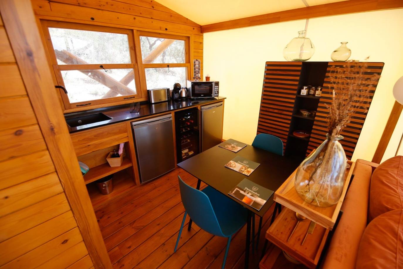 Las lujosas suites del glamping de lujo en Adamuz, en imágenes