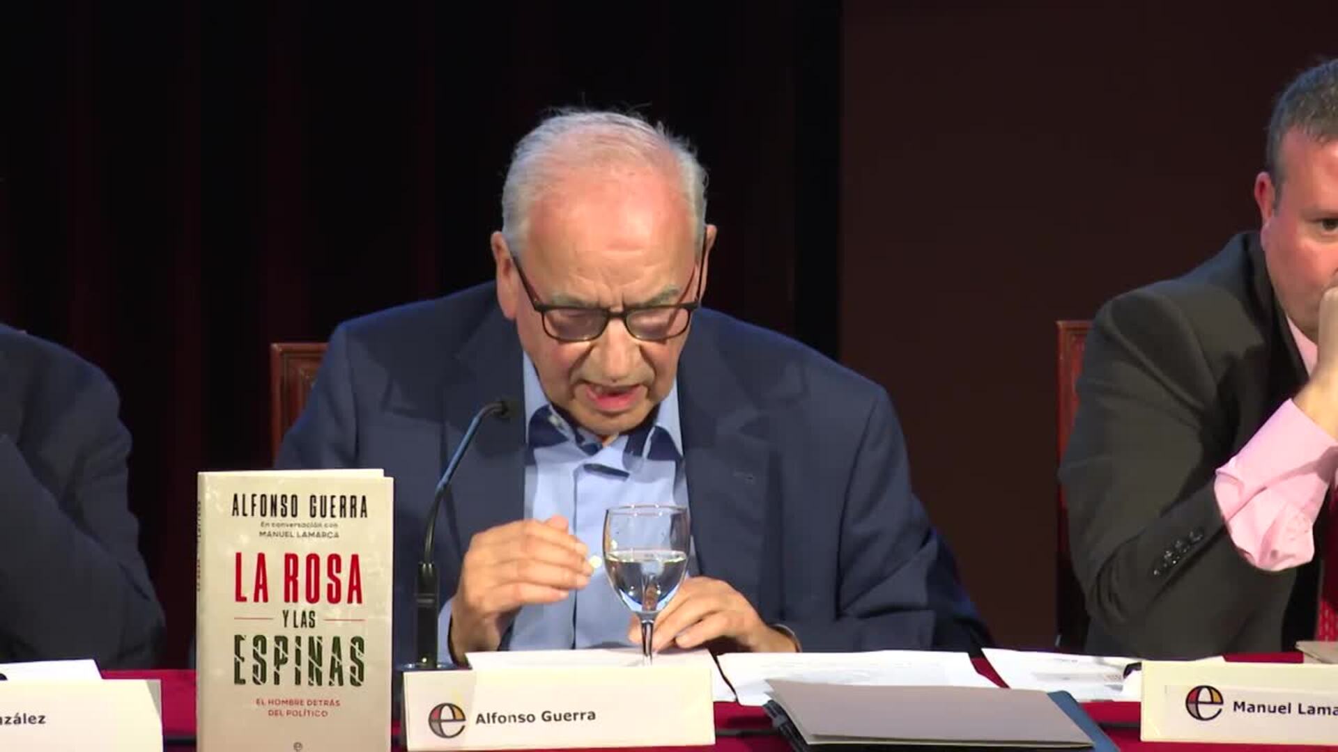 Guerra pide a Sánchez que no conceda una amnistía que falsificaría la historia