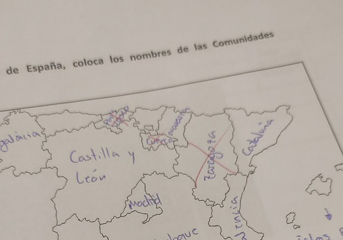 Un profesor comparte el examen de un alumno y lo que pone en Castilla-La Mancha hace alucinar a las redes