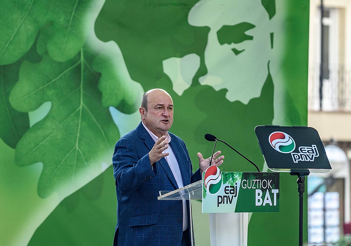 El presidente del PNV, Andoni Ortuzar, en una imagen de archivo