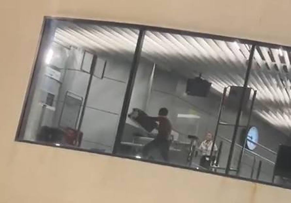 Un momento del incidente