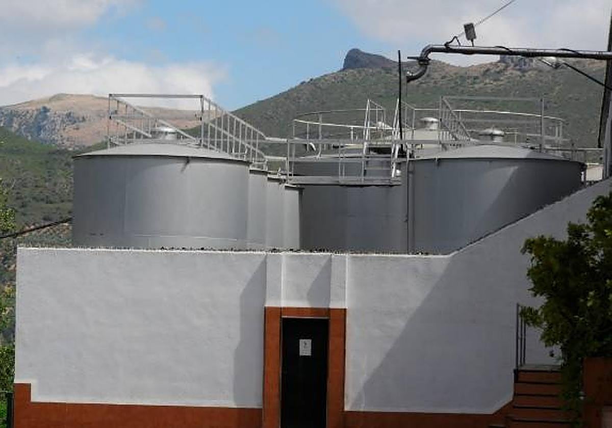 Depósitos de la almazara robadaÍ