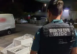 La Guardia Civil interviene 285 kilos de pescado sin etiquetas ni documento de trazabilidad en Pedro Abad