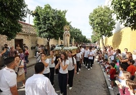 Fotos: La procesión infantil del colegio de las Mercedarias de Córdoba