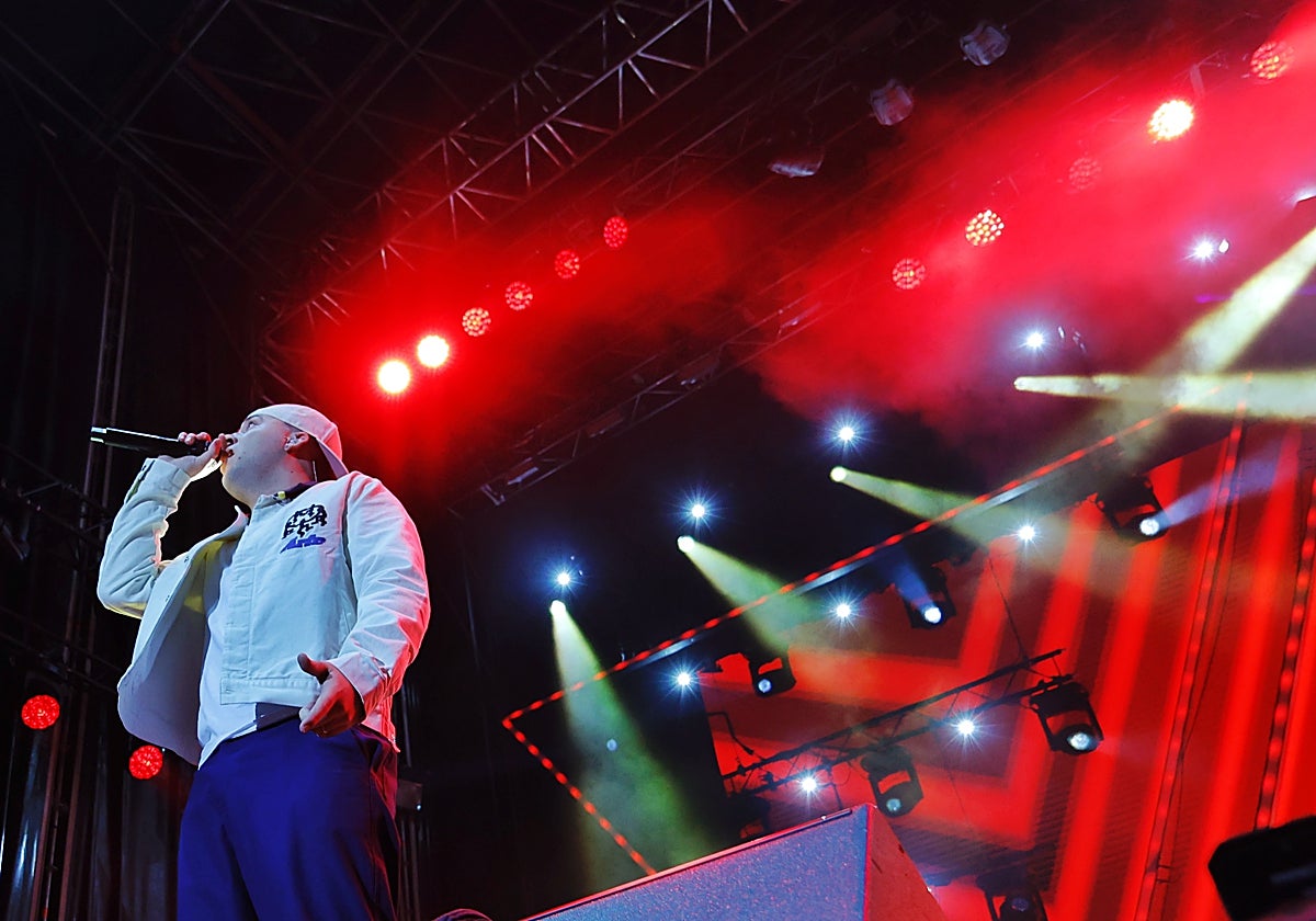 Quevedo, durante su actuación