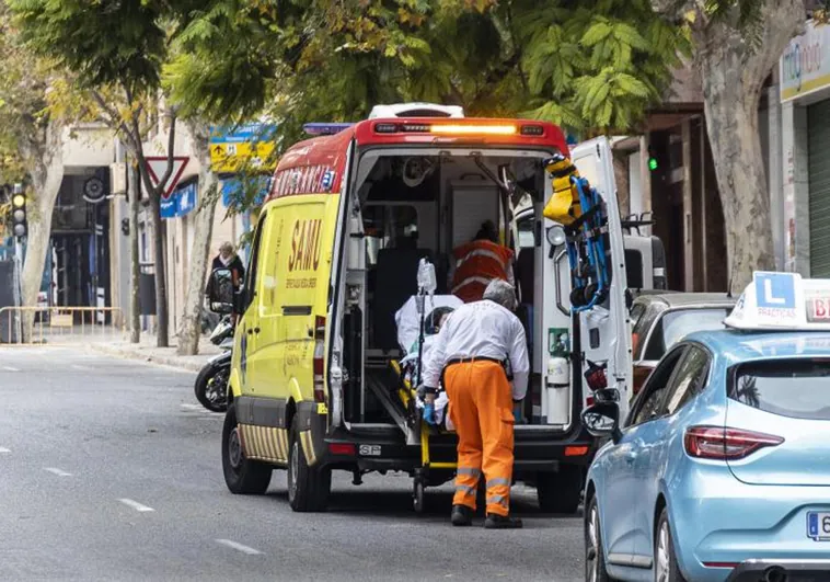 Una ambulancia del SAMU durante una intervención, en una imagen de archivo.