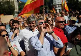 La multitudinaria concentración del PP en Madrid contra la amnistía, en imágenes