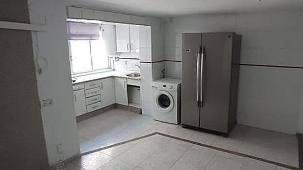 Imagen de la cocina del piso en venta en la calle Jaén