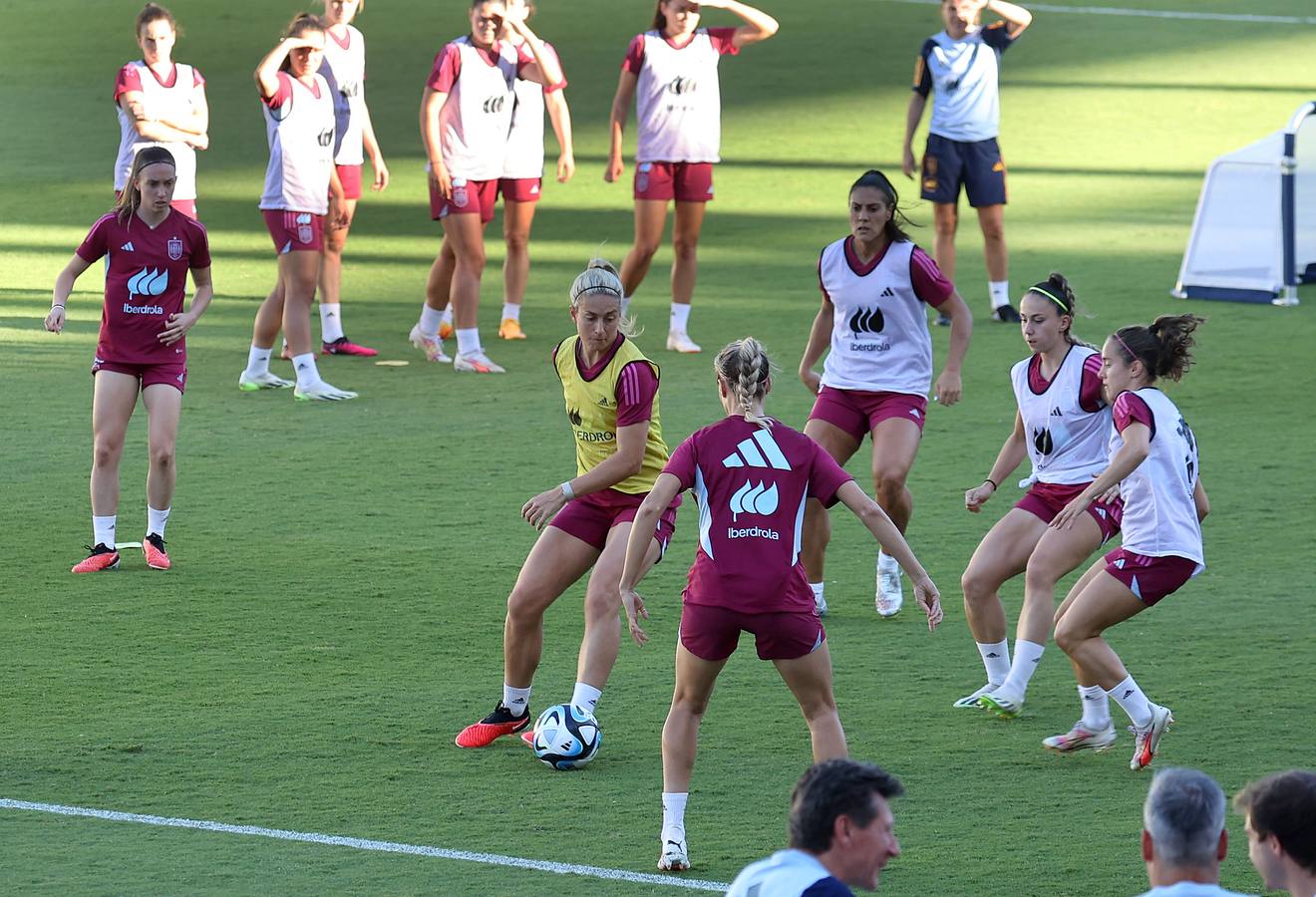 Las mejores imágenes del entrenamiento de España en El Arcángel