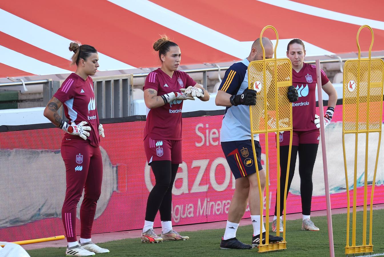 Las mejores imágenes del entrenamiento de España en El Arcángel