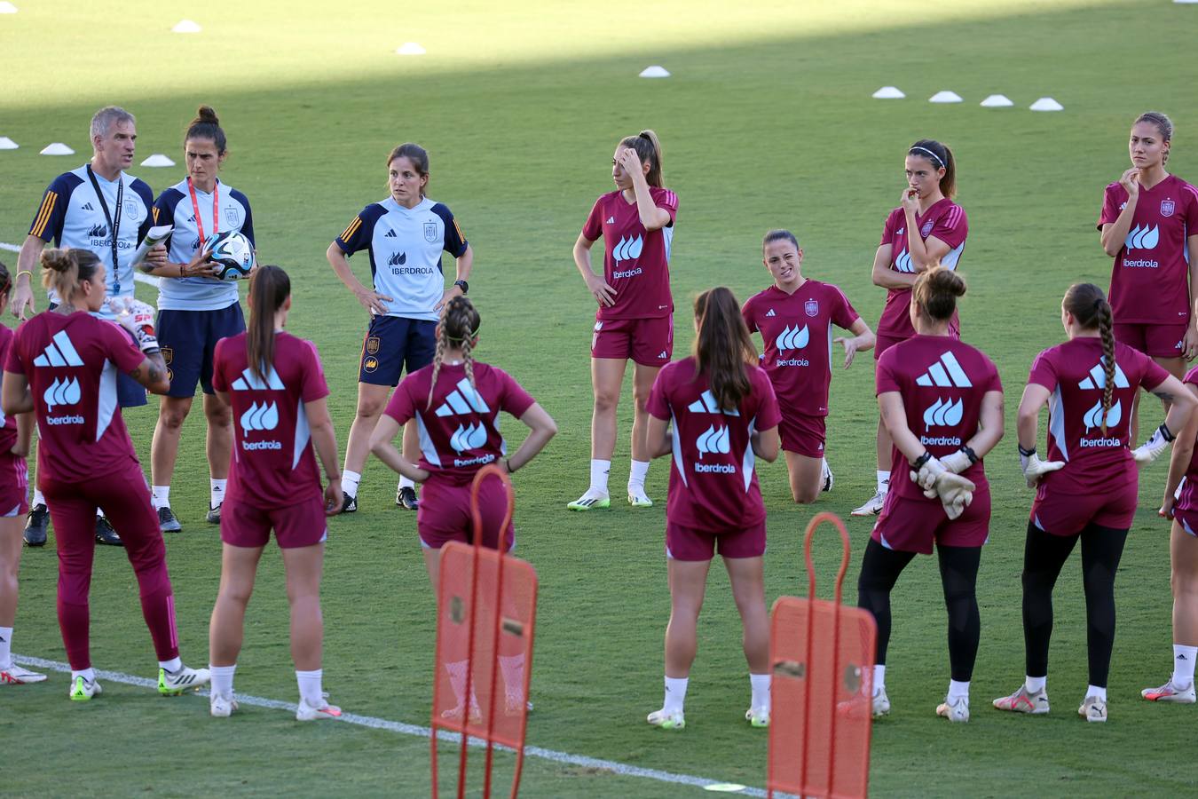 Las mejores imágenes del entrenamiento de España en El Arcángel