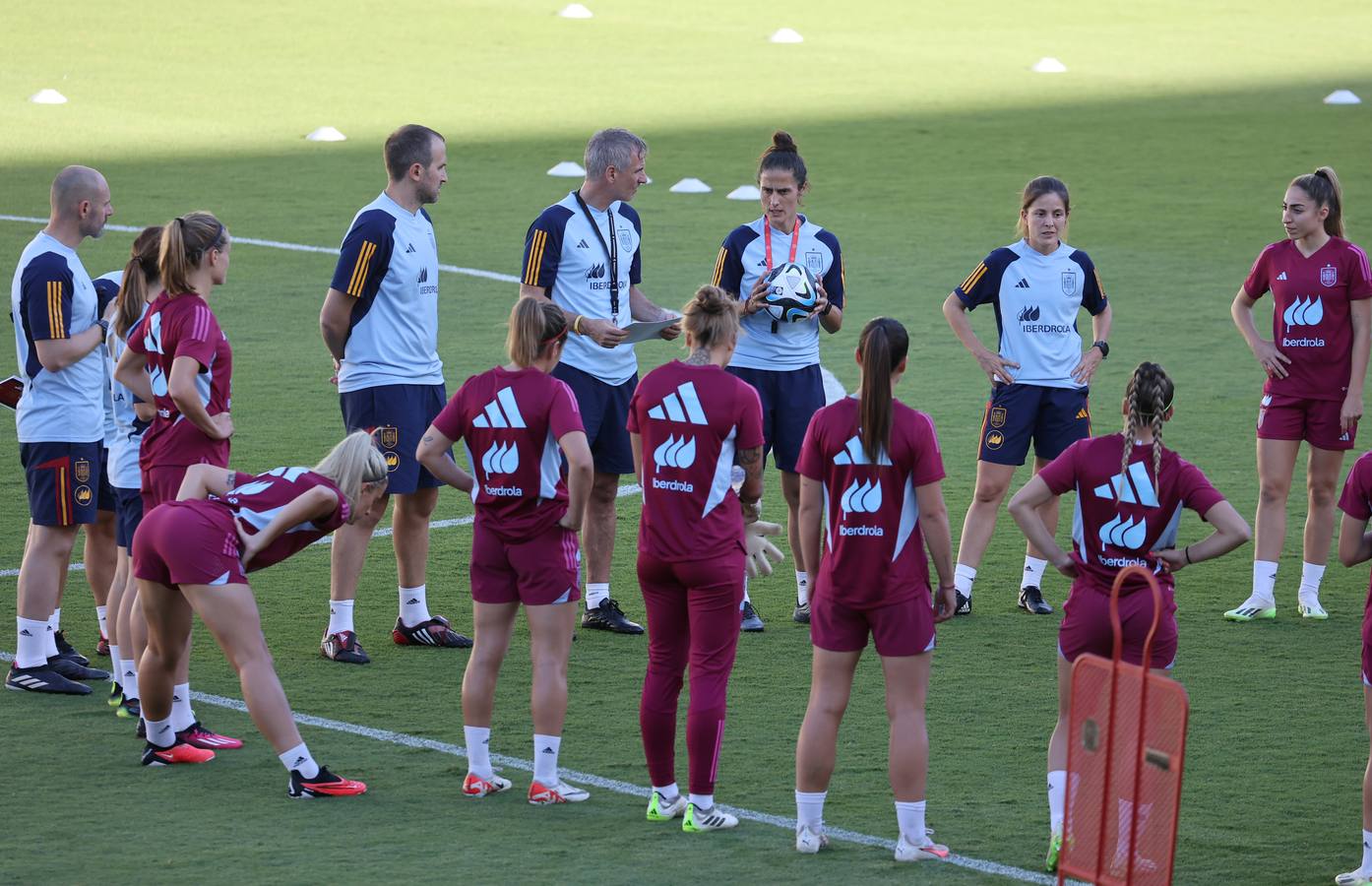 Las mejores imágenes del entrenamiento de España en El Arcángel