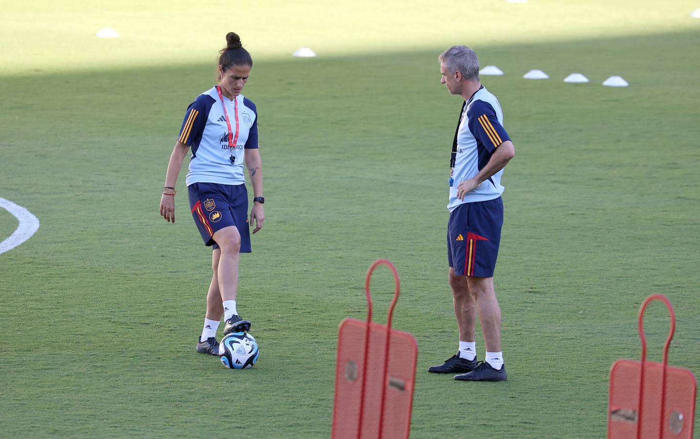 Las mejores imágenes del entrenamiento de España en El Arcángel