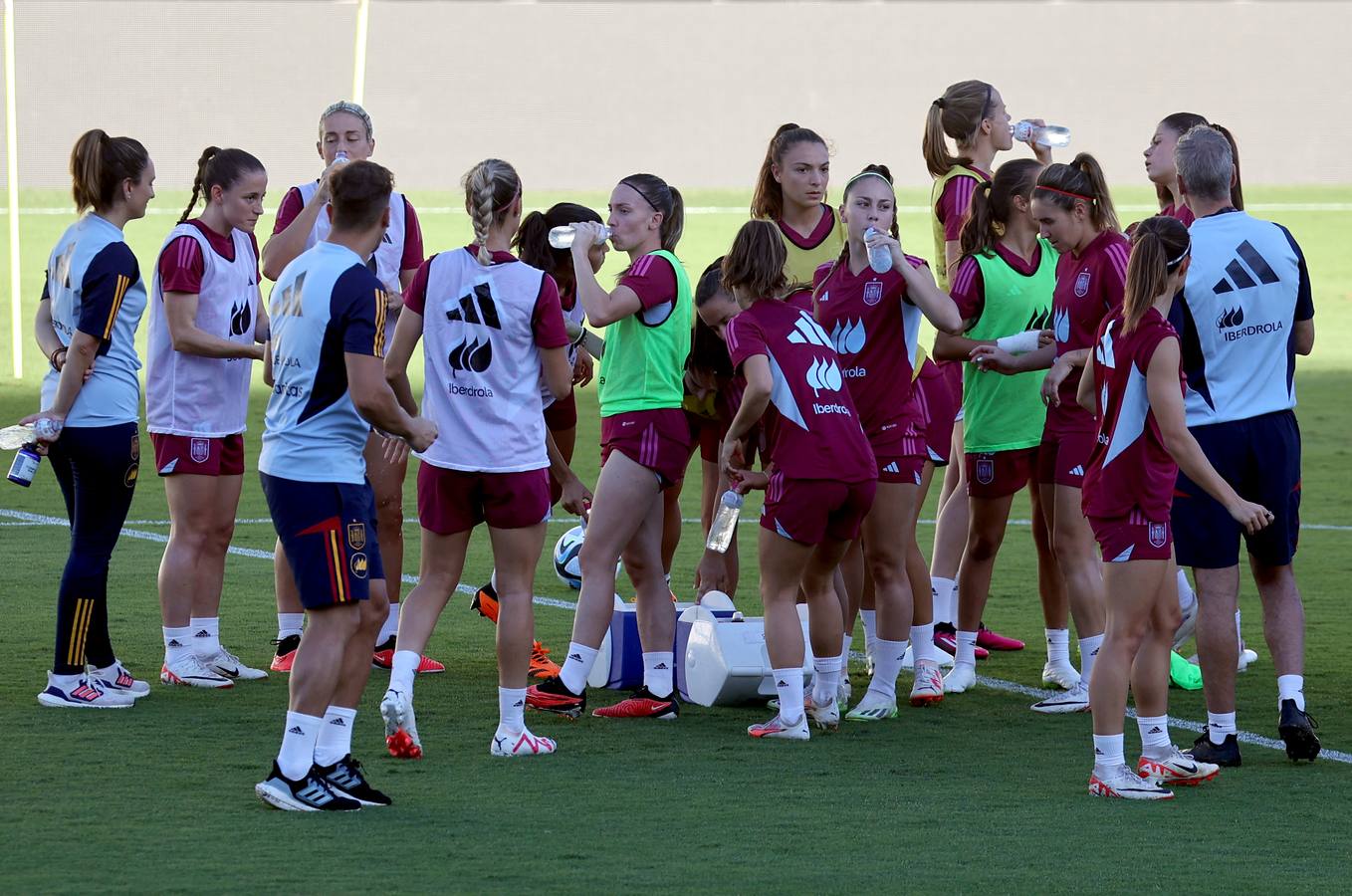 Las mejores imágenes del entrenamiento de España en El Arcángel