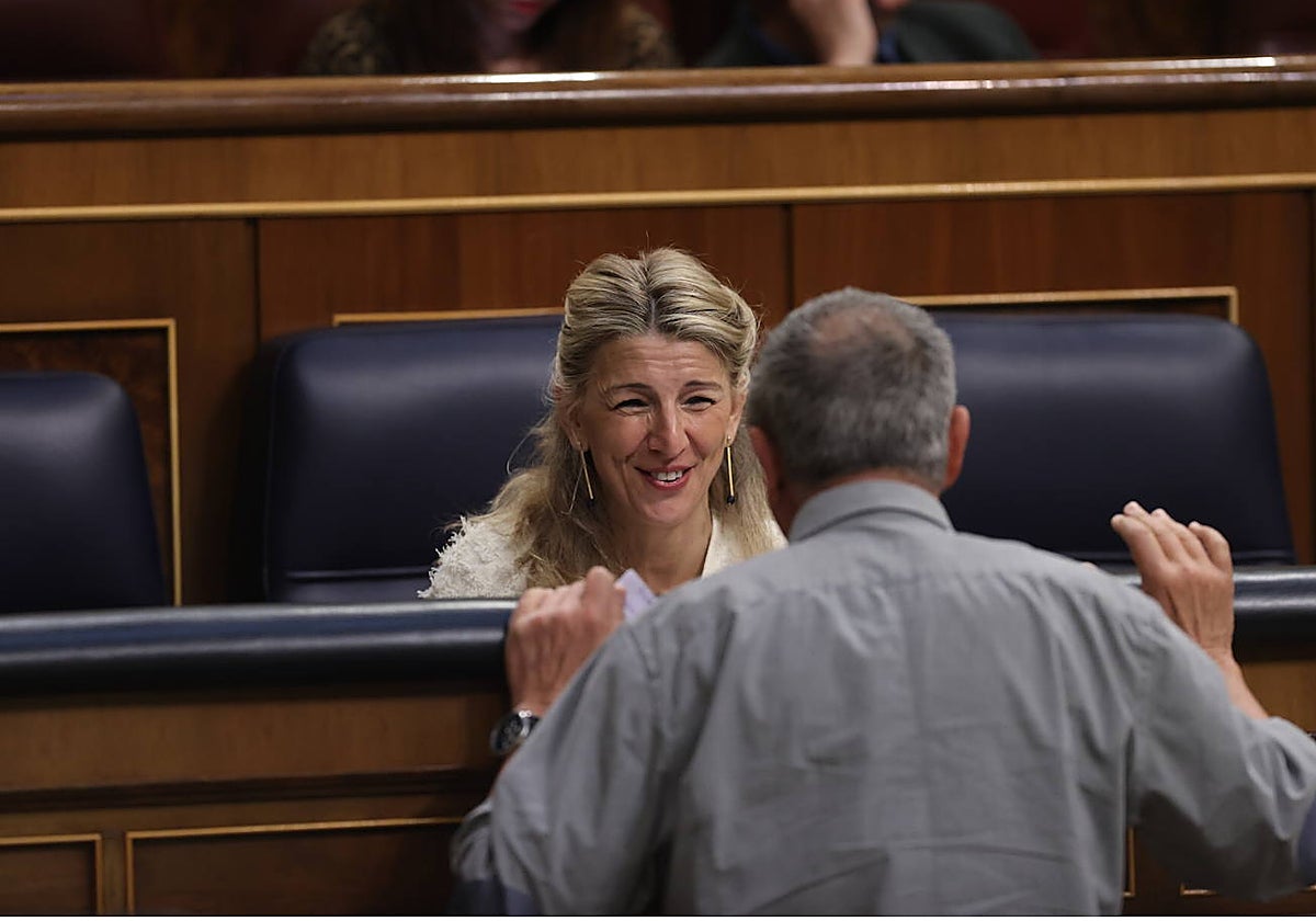 Yolanda Díaz, fija continua en la pelu