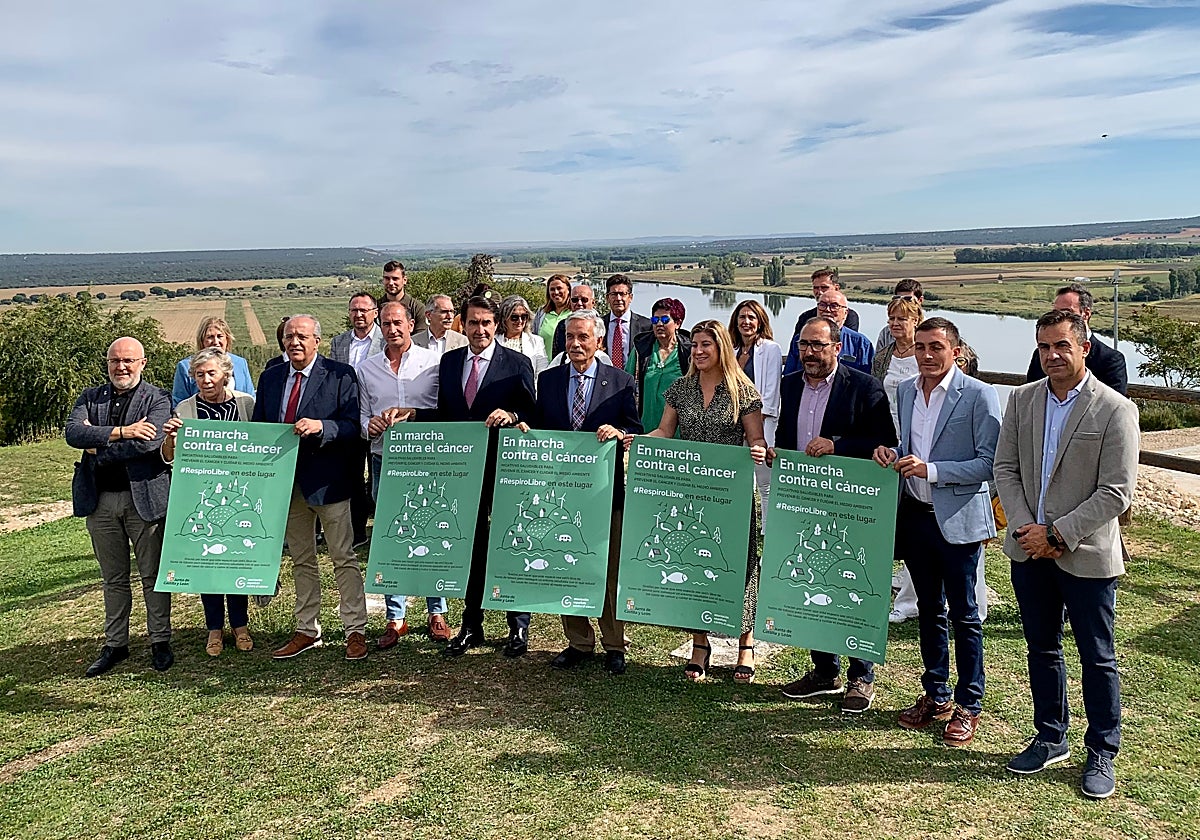 Presentación de la campaña 'Espacios sin humo' de la Junta y AECC este martes en Castronuño