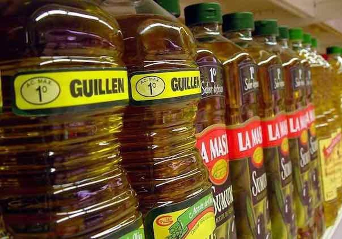 Aceite de oliva en los supermercados