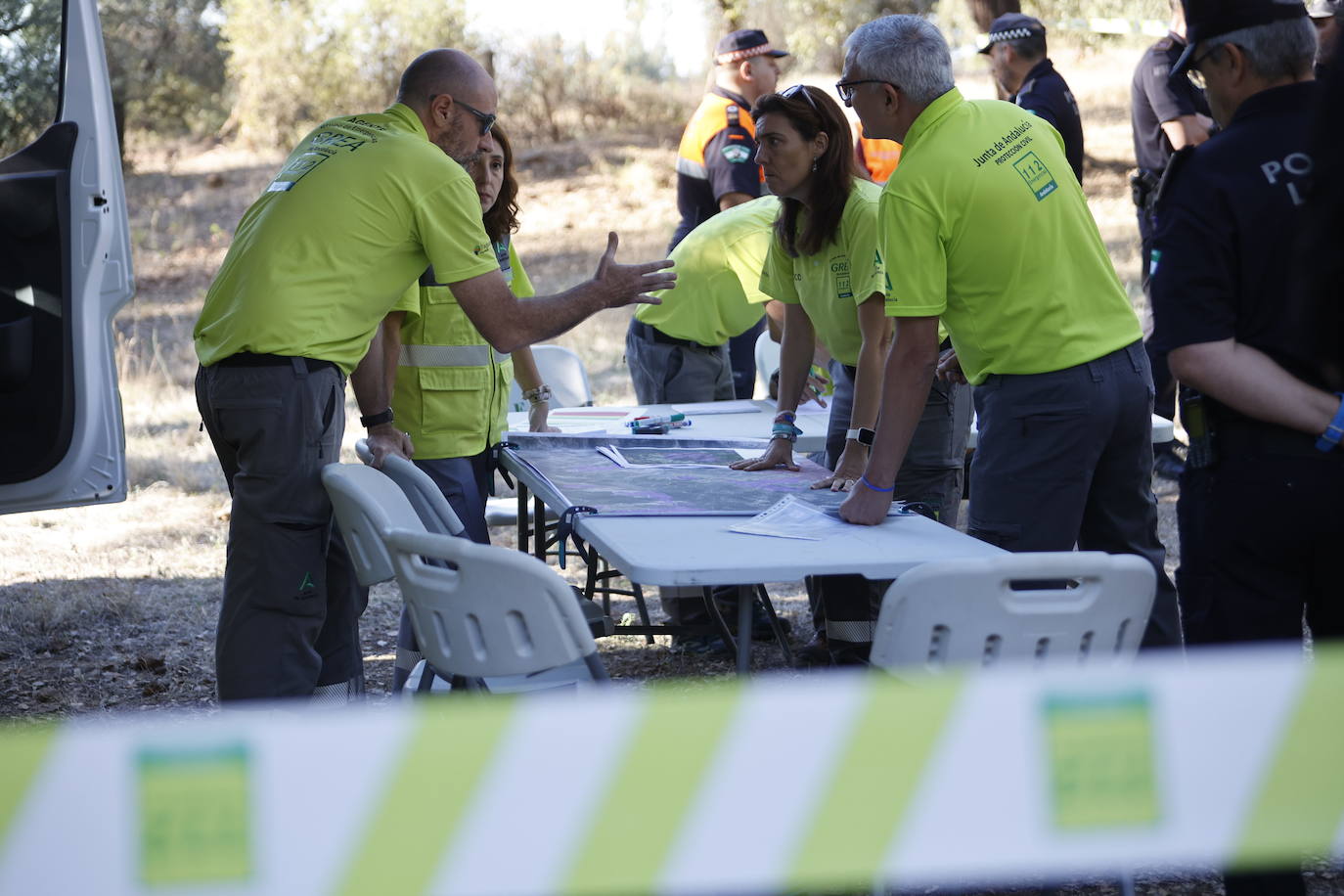 En imágenes, la búsqueda en Los Morales de la joven desaparecida en Córdoba