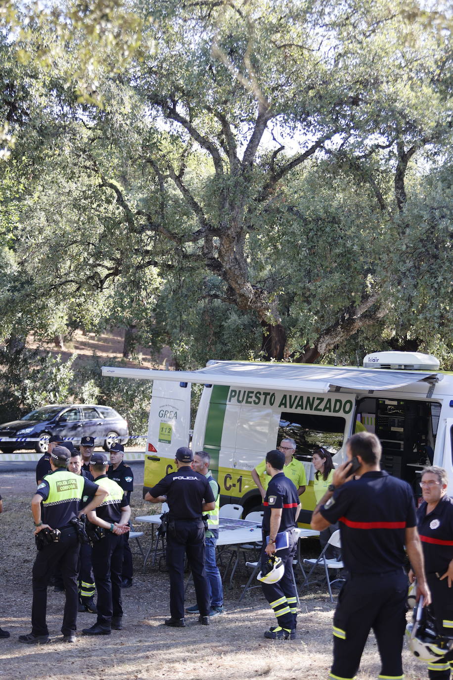 En imágenes, la búsqueda en Los Morales de la joven desaparecida en Córdoba