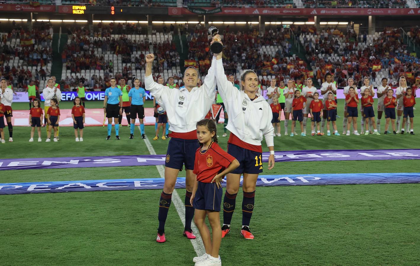 Fotos: La goleada de España a Suiza en El Arcángel